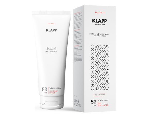 Klapp Лосьон солнцезащитный для тела SPF50 Sun protect multi level performance