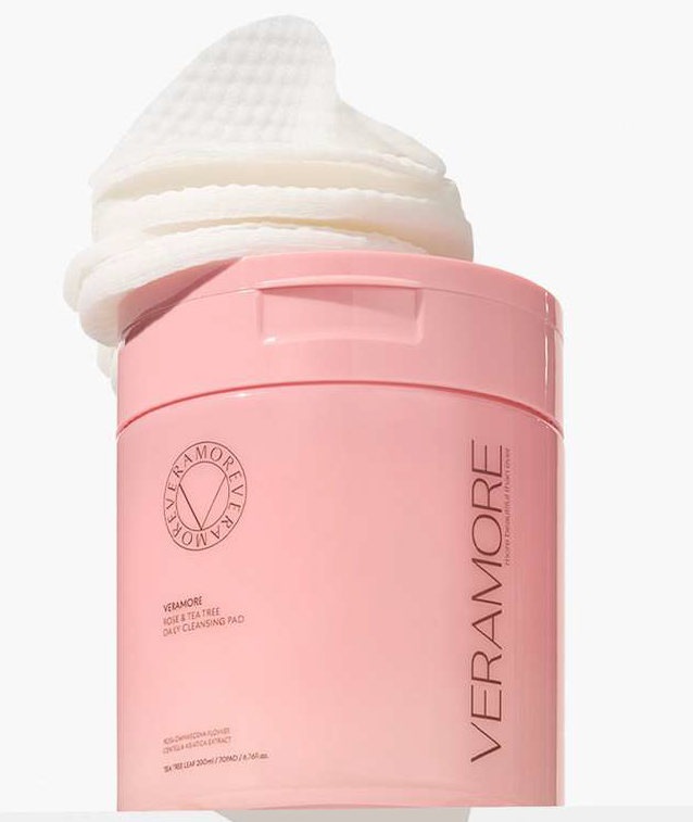 VERAMORE Диски очищающие для лица (пэды) с ниацинамидом для сияния кожи и ровного тона Brightening daily pad