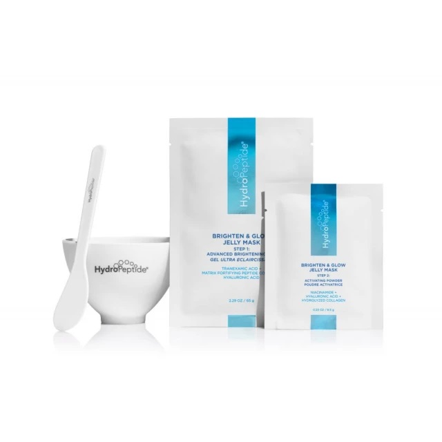 HydroPeptide Двухфазная маска-желе для интенсивного увлажнения BRIGHTEN&GLOW JELLY MASK 
