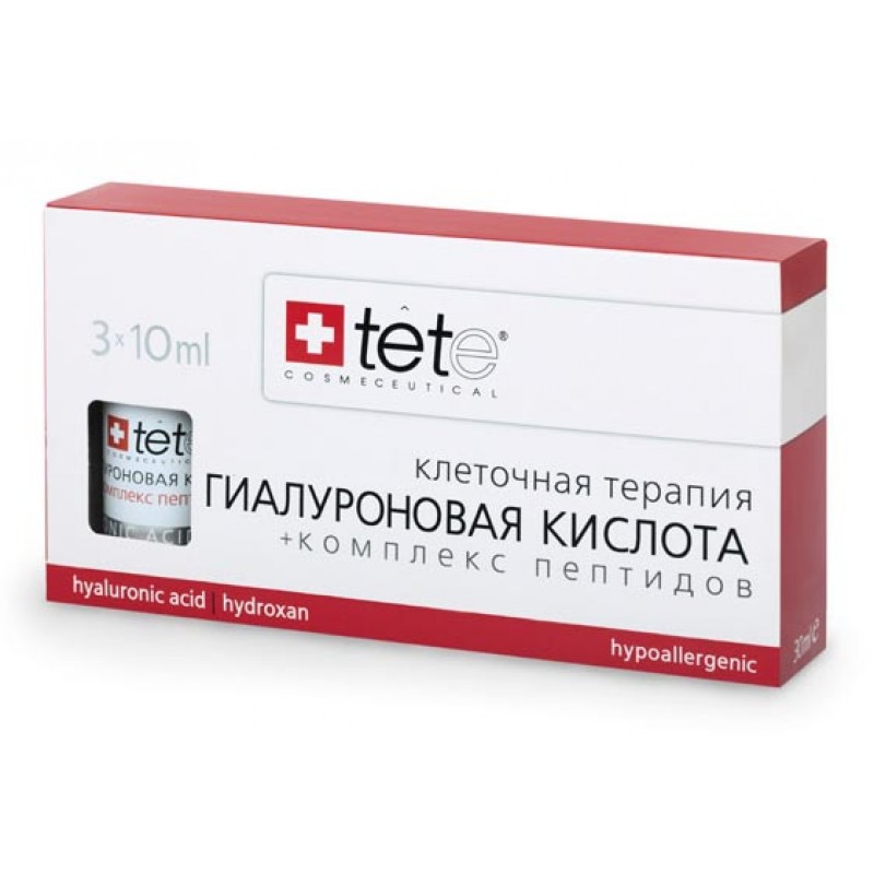 TETe Гиалуроновая кислота + Комплекс пептидов Hyaluronic acid & Peptides 