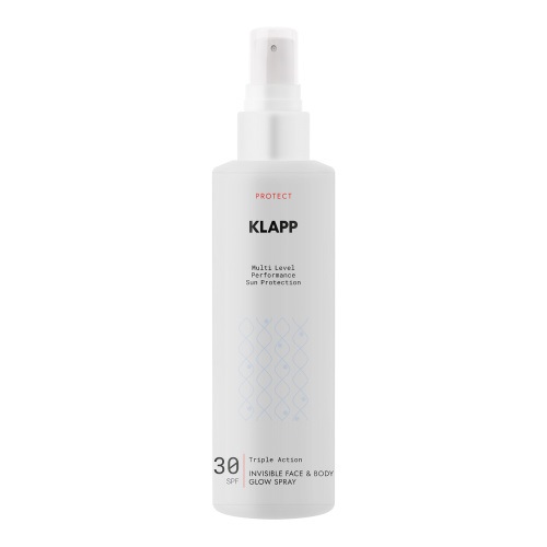Klapp Спрей сияющий для лица и тела SPF30 Multi level performance sun protection