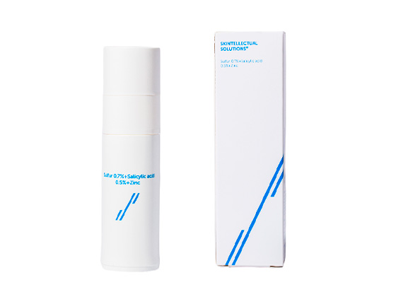 Skintellectual Solutions  Маска Sulfur 0.7% + Salicylic acid 0.5% + Zinc 