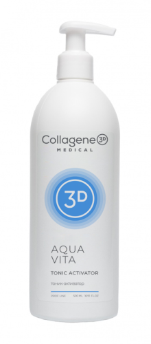 Medical Collagene 3D Тоник-активатор для активации биопластин и аппликаторов Aqua Vita