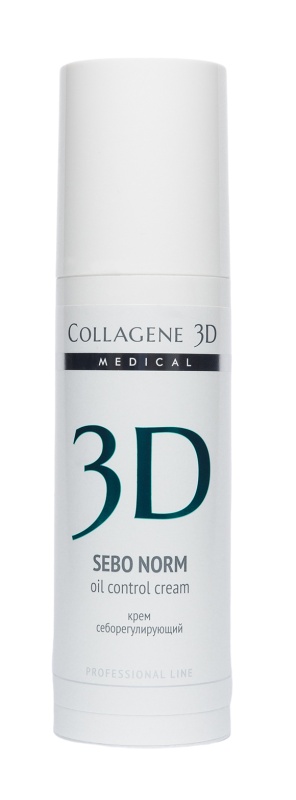Medical Collagene 3D Крем для проблемной и жирной кожи лица Sebo Norm