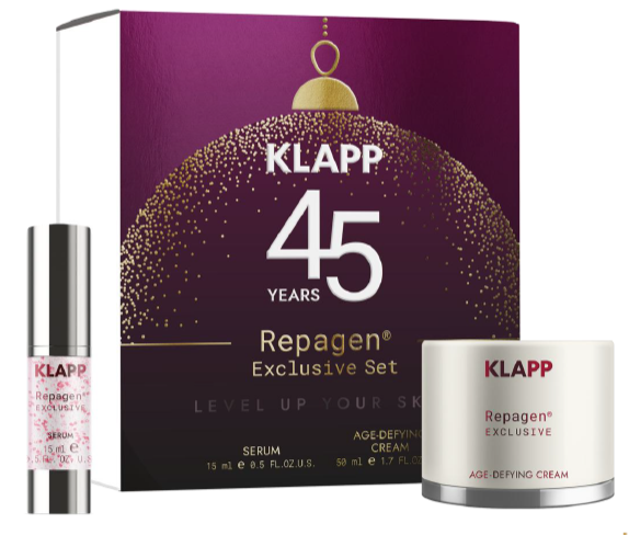Klapp Repagen Exclusive Set (крем для лица 50 мл, сыворотка 15 мл)
