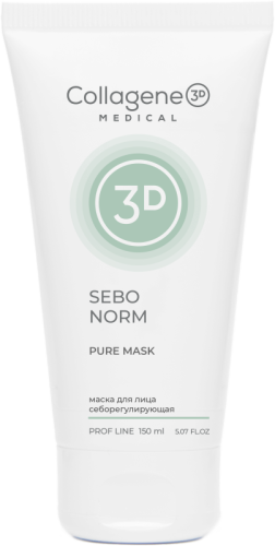 Medical Collagene 3D Маска себорегулирующая Sebo Norm Pure Mask
