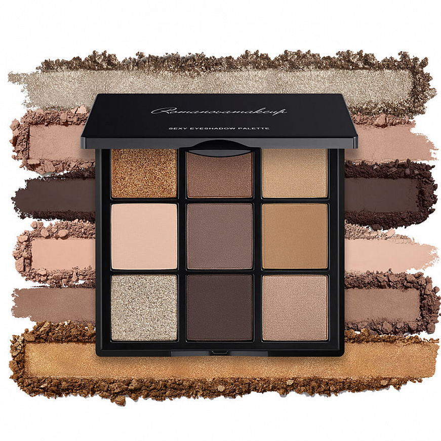 RomanovaMakeUp Палетка теней Sexy Eyeshadow Pallete Spises&Cacao  RomanovaMakeUp Палетка теней Sexy Eyeshadow Pallete Spises&Cacao