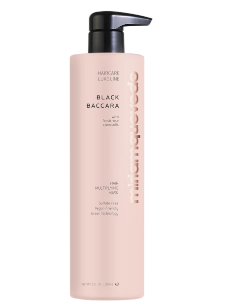 Miriam Quevedo Маска для уплотнения и объема волос с экстрактом розы Блэк Баккара Hair Black Baccara Multiplying Mask  