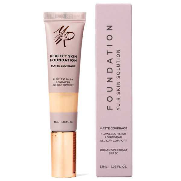 YU-R Основа устойчивая под макияж Matte Coverage Foundation (тон 2,5 Fair Plus)