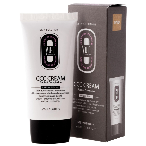 YU-R Крем корректирующий ССС Cream DARK SPF 50+