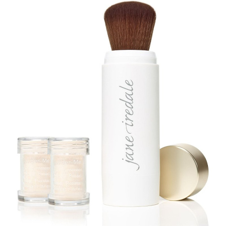 Jane Iredale Пудра солнцезащитная с кистью Powder Me SPF30 Golden