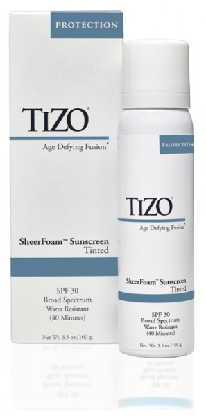 Tizo Спрей солнцезащитный для лица и тела с оттенком TiZO SheerFoam Sunscreen SPF 30 Tinted	