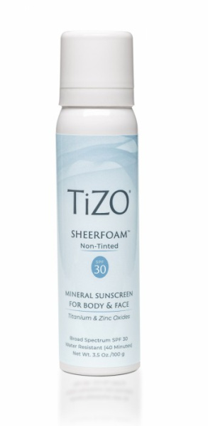 Tizo Спрей солнцезащитный для лица и тела Sheer Foam Sunscreen SPF30 Non-Tinted