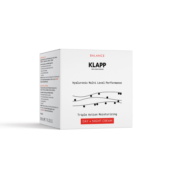 Klapp Крем увлажняющий день-ночь Balance triple action moisturizing day + night cream