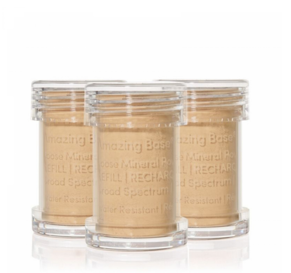 JANE IREDALE Основа рассыпчатая - Теплый песок (сменный блок) - 3-Pack Warm Sienna